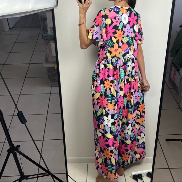 LPD Little Party Dress Justine Spring Fling Jumpsuit One-Piece Floral Size S 10 - Picture 6 of 14